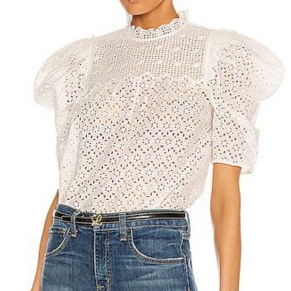 Ulla Johnson Mae Top White, 8 - Picture 12 of 12